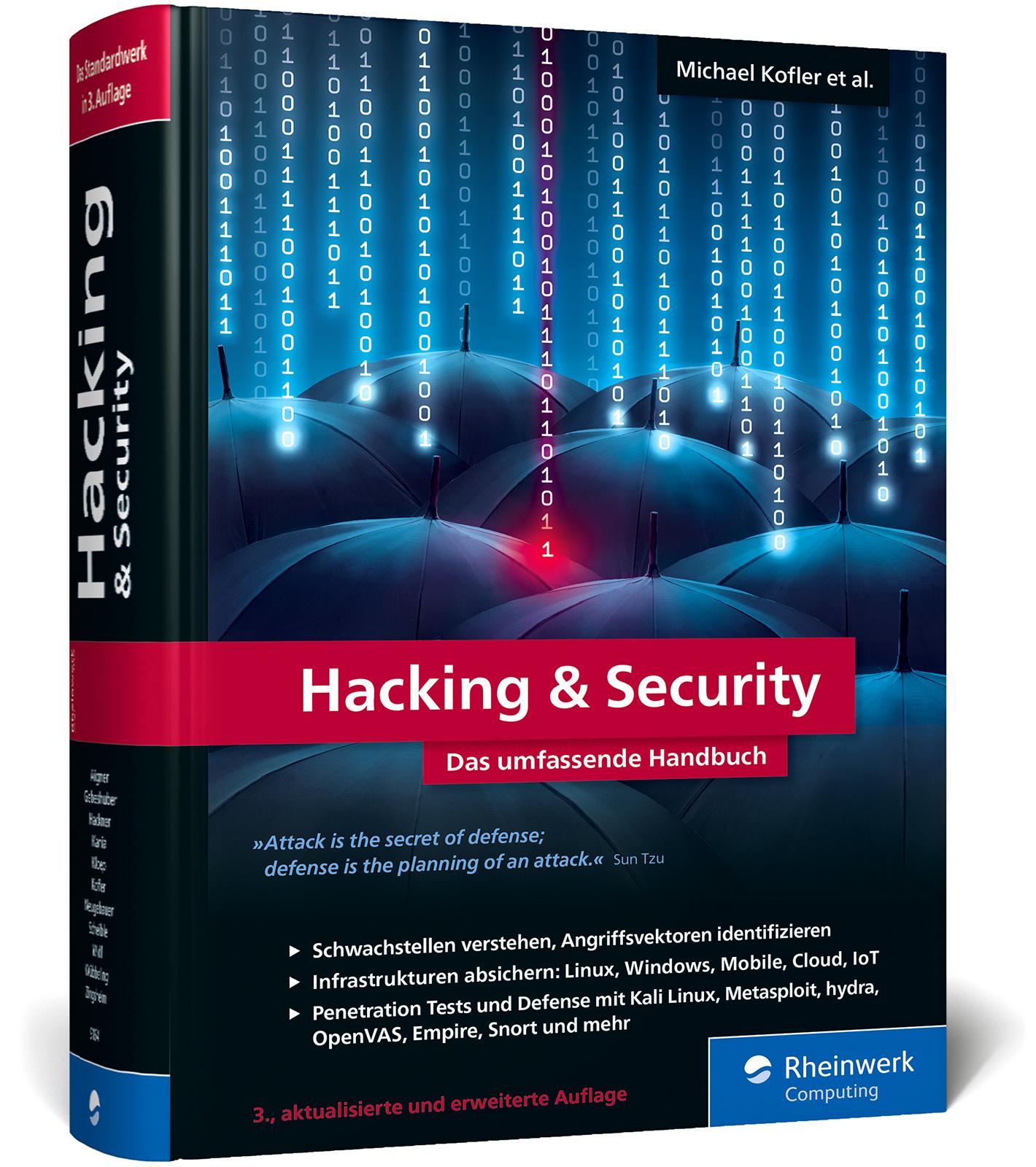 Vorderes Coverbild Hacking & Security