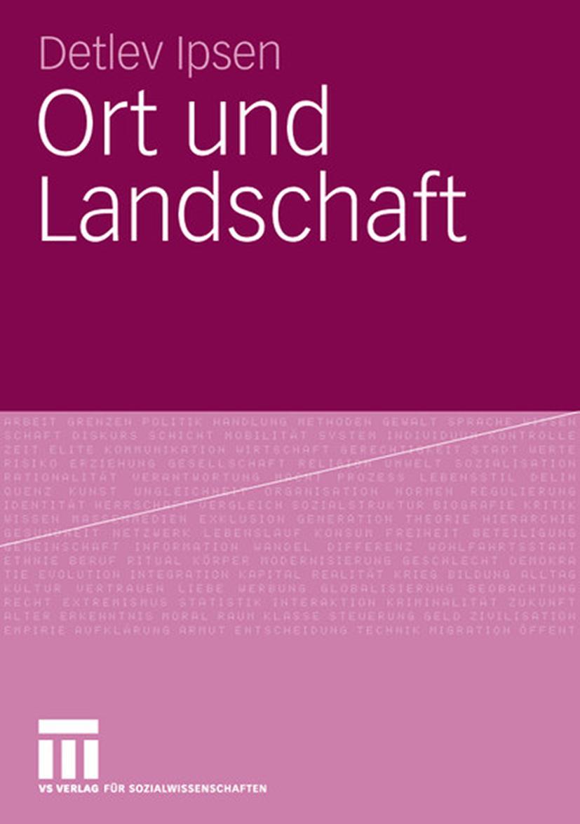 Vorderes Coverbild Ort und Landschaft