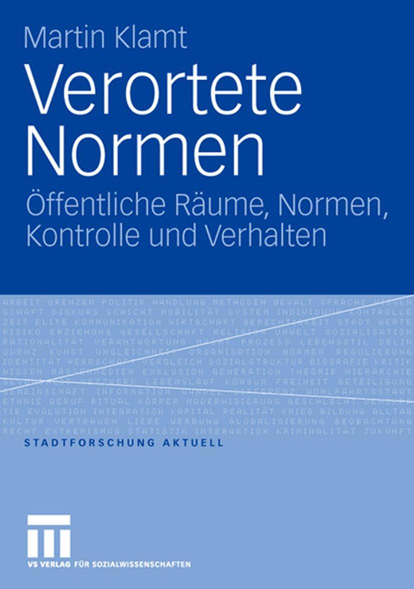 Vorderes Coverbild Verortete Normen