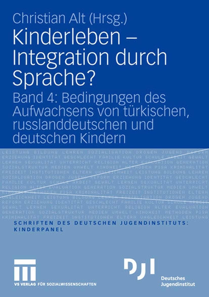 Vorderes Coverbild Kinderleben - Integration durch Sprache?