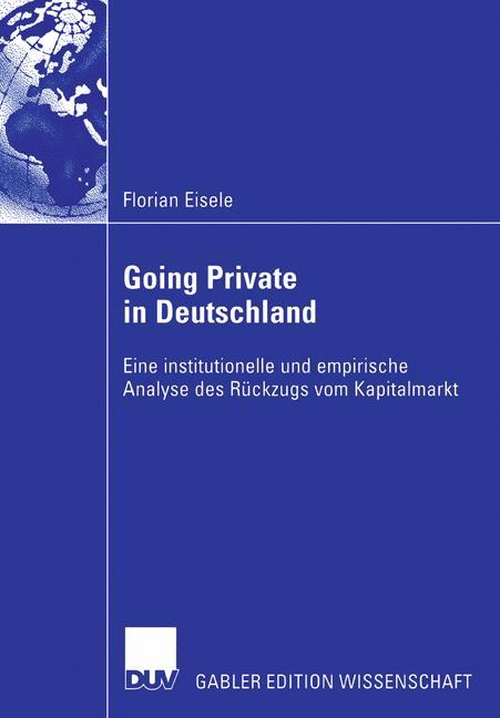 Vorderes Coverbild Going Private in Deutschland