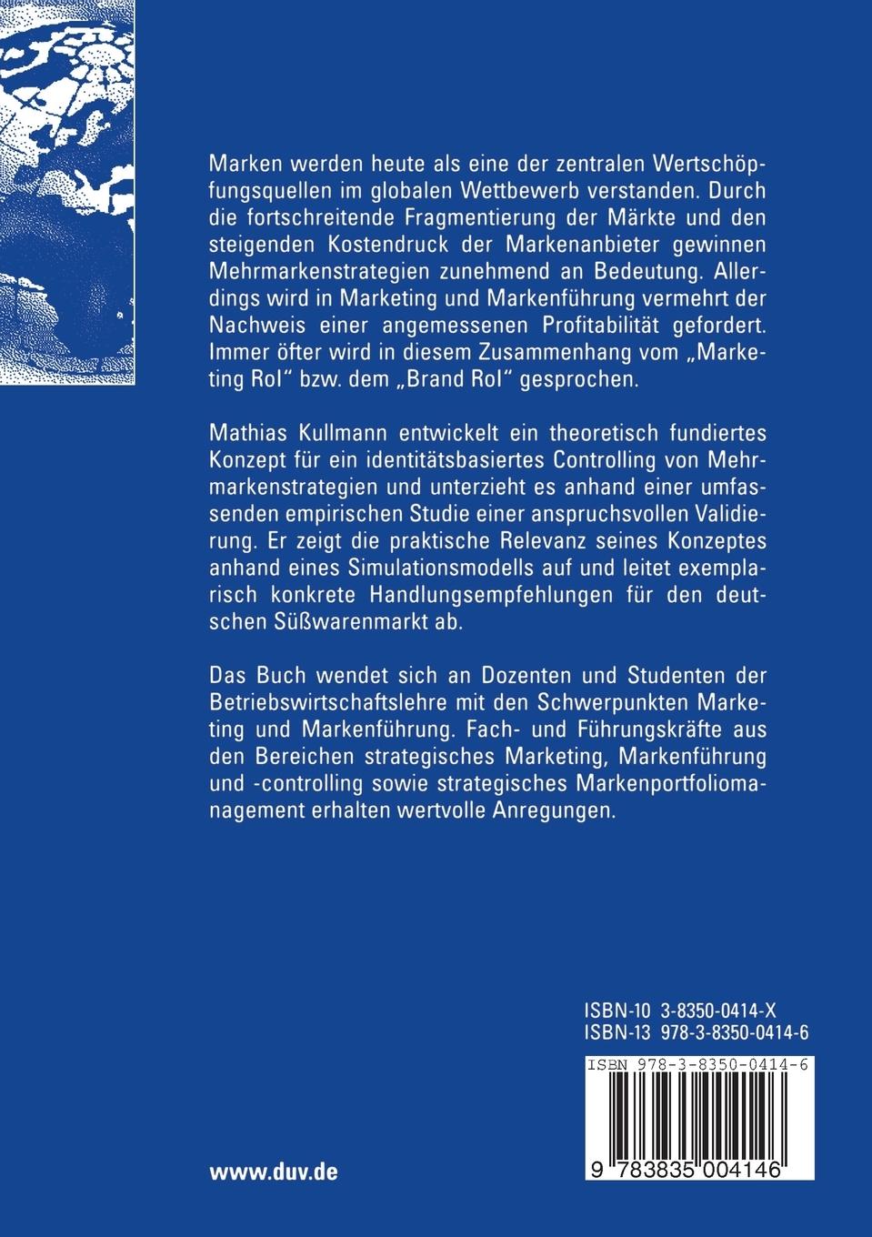 Rückseitencover Strategisches Mehrmarkencontrolling