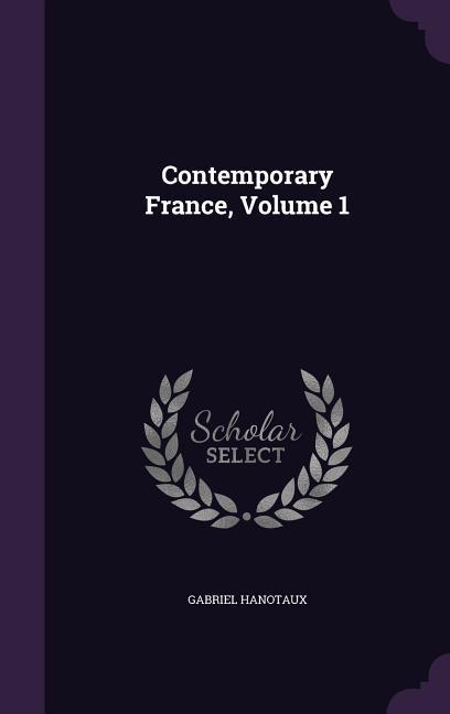 Vorderes Coverbild Contemporary France, Volume 1