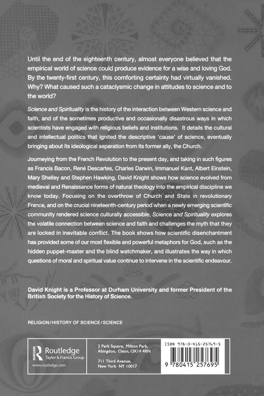 Rückseitencover Science and Spirituality