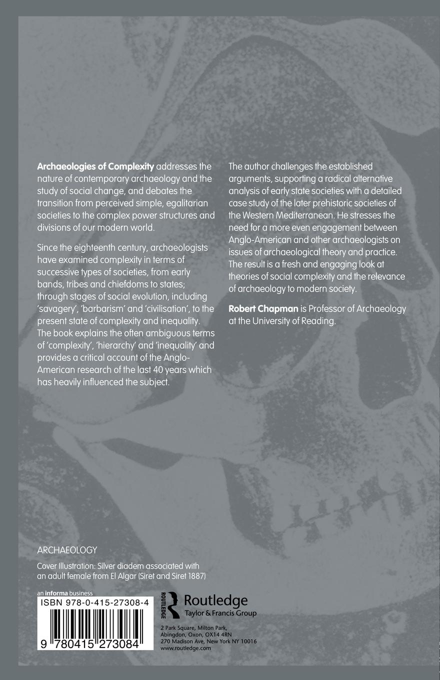 Rückseitencover Archaeologies of Complexity