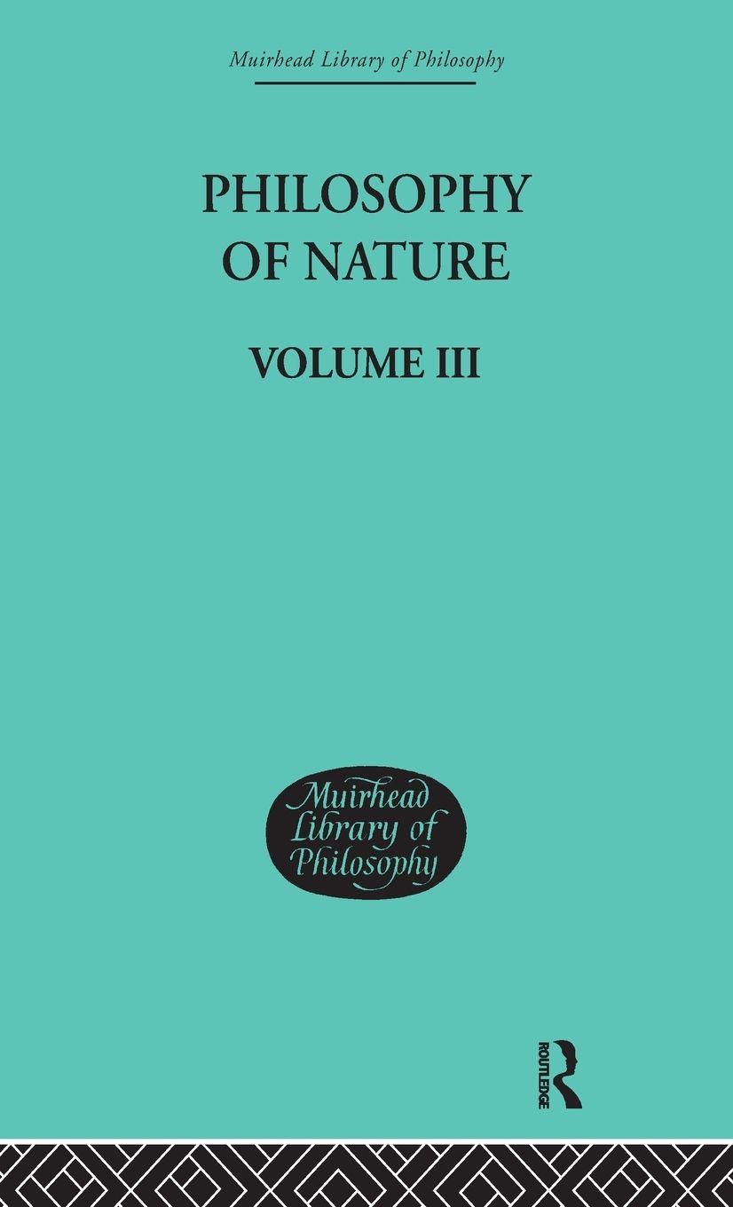 Vorderes Coverbild Hegel's Philosophy of Nature