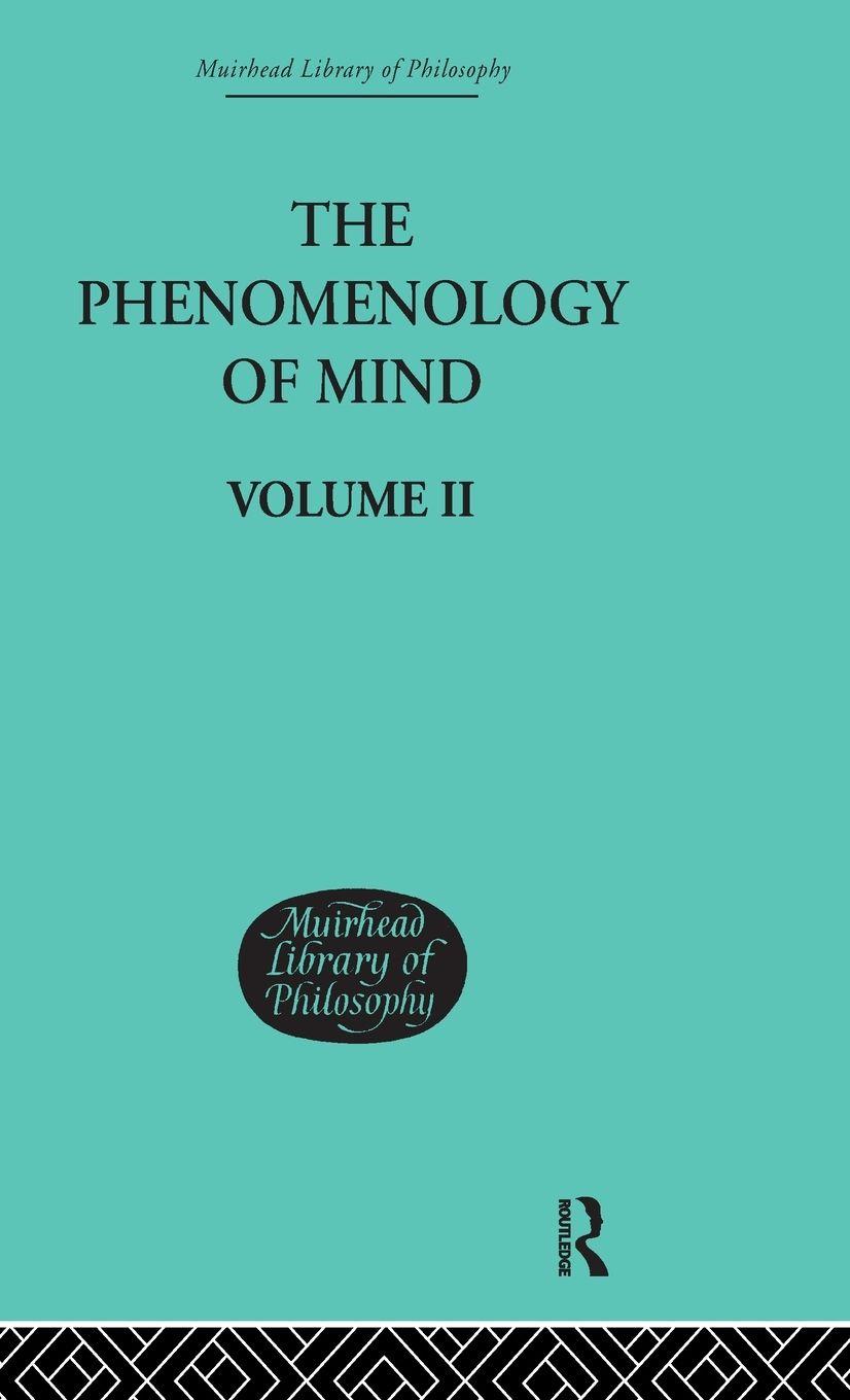 Vorderes Coverbild The Phenomenology of Mind