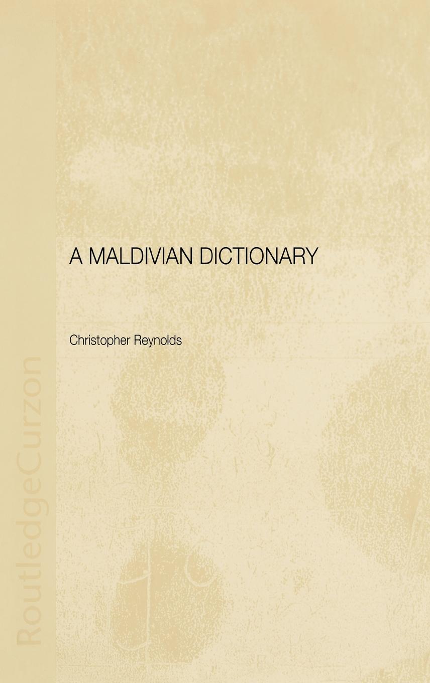 Vorderes Coverbild A Maldivian Dictionary