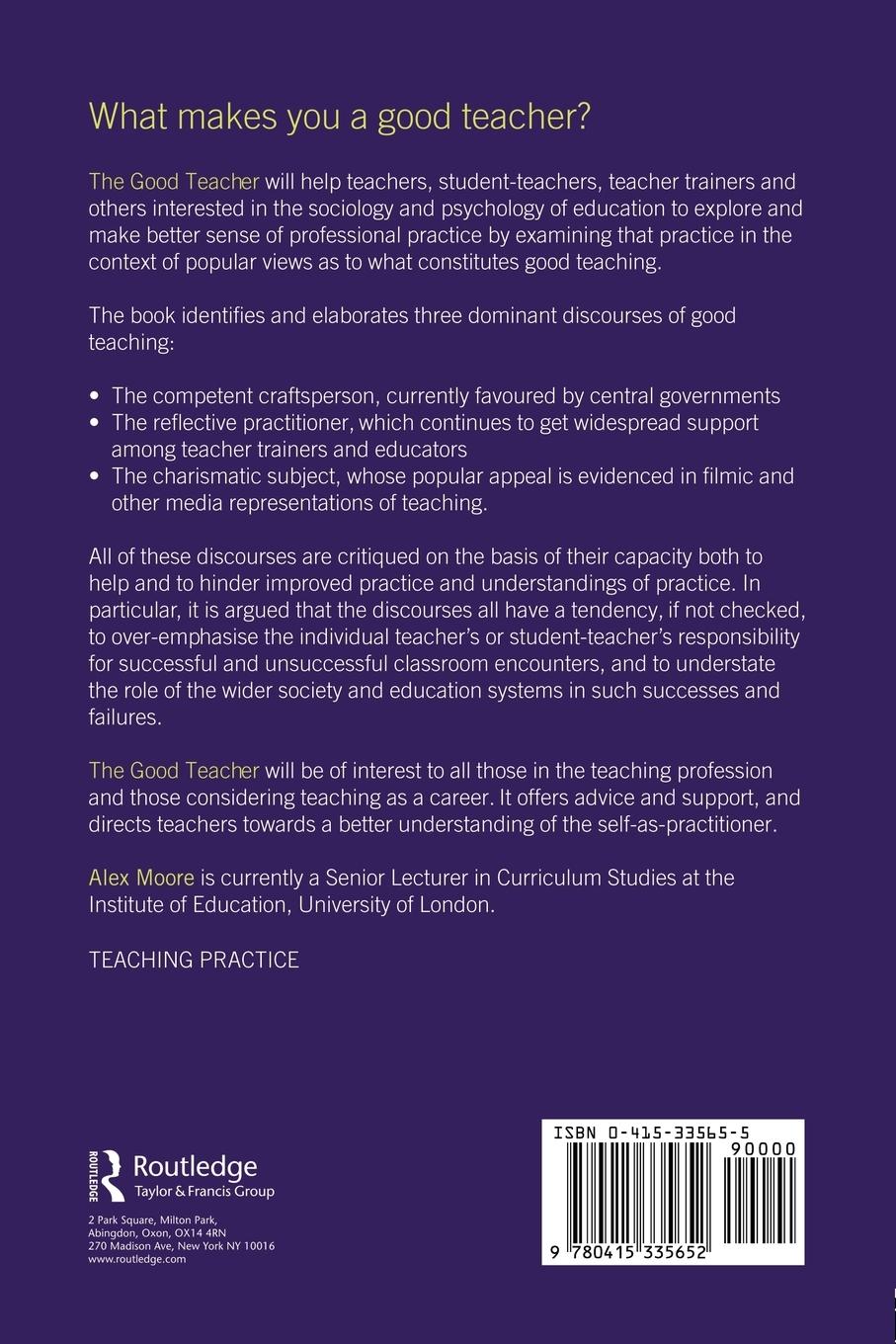 Rückseitencover The Good Teacher