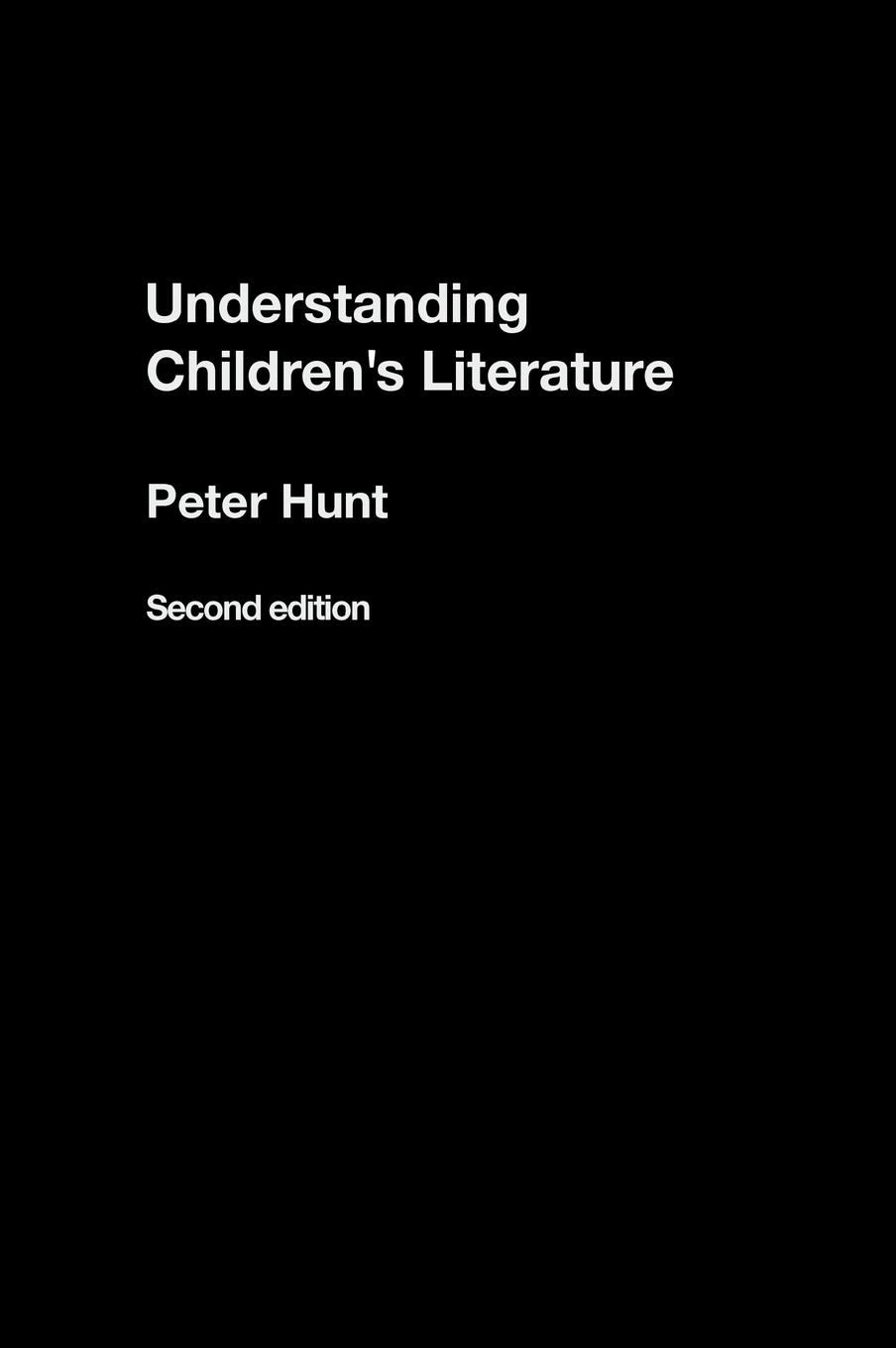 Vorderes Coverbild Understanding Children's Literature