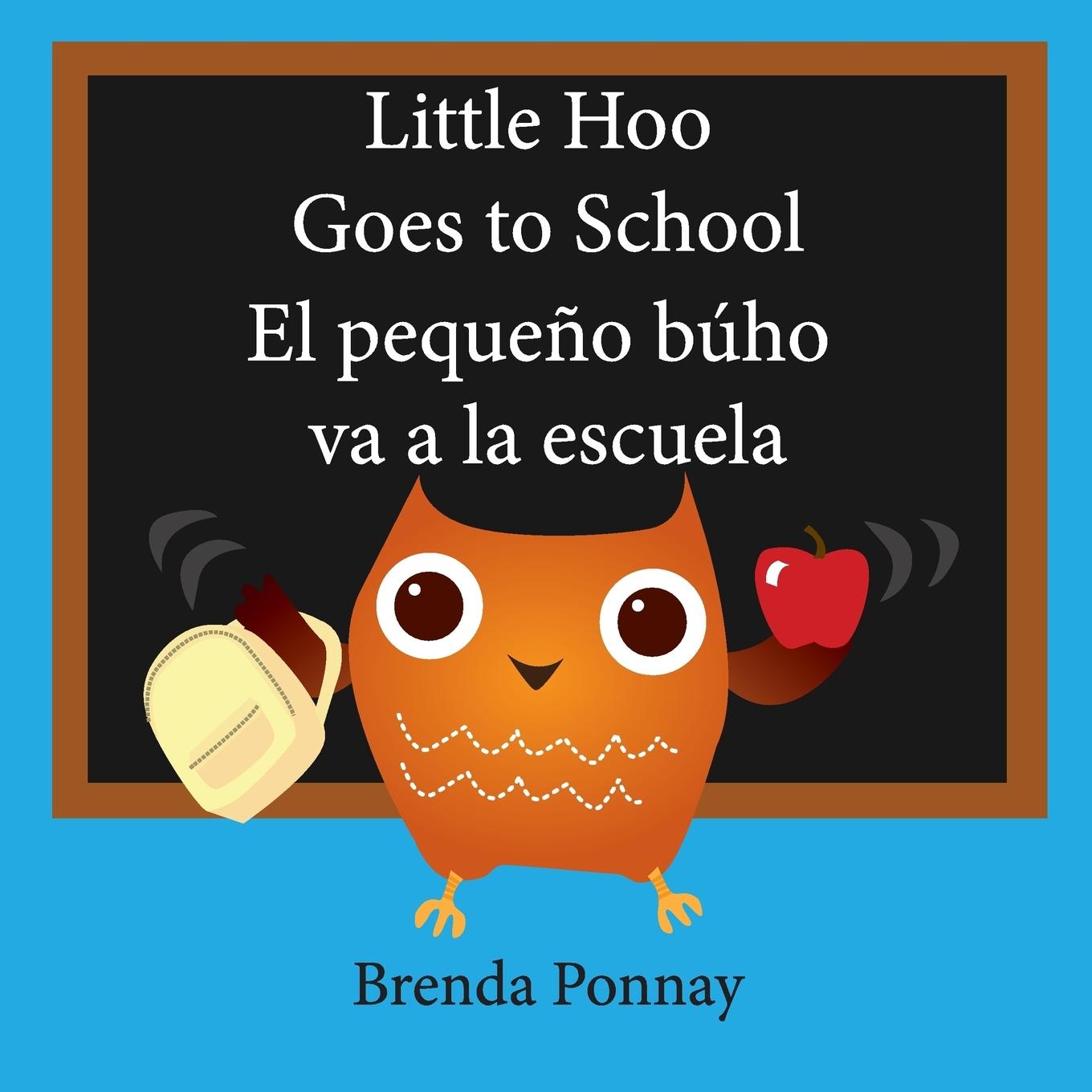 Vorderes Coverbild Little Hoo goes to school / El pequeño búho va a la escuela