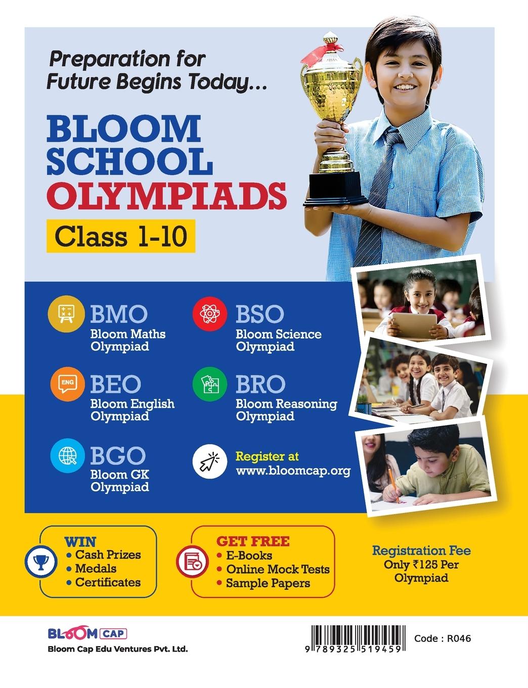 Rückseitencover Bloom CAP General Knowledge Olympiad Class 6