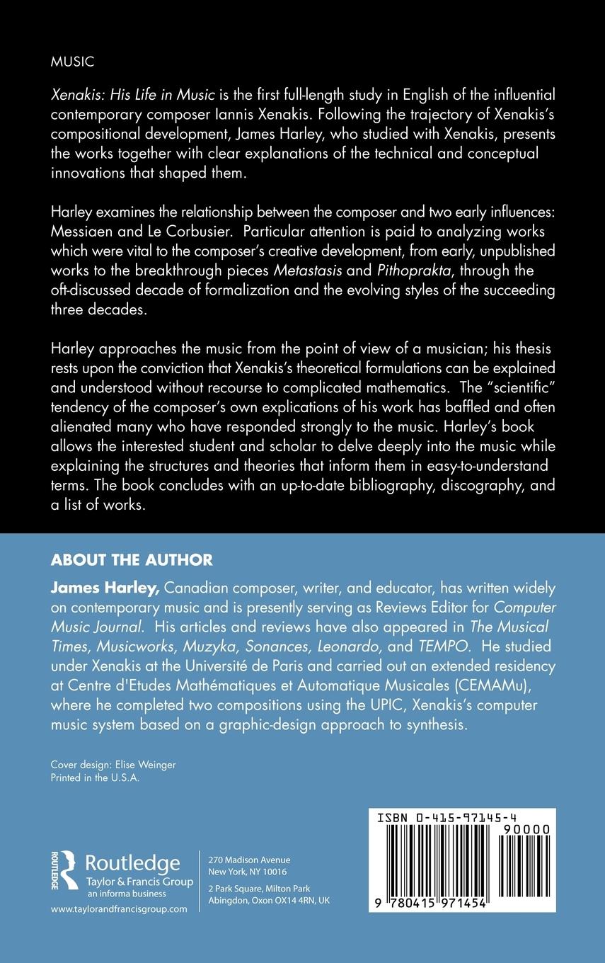 Rückseitencover Xenakis