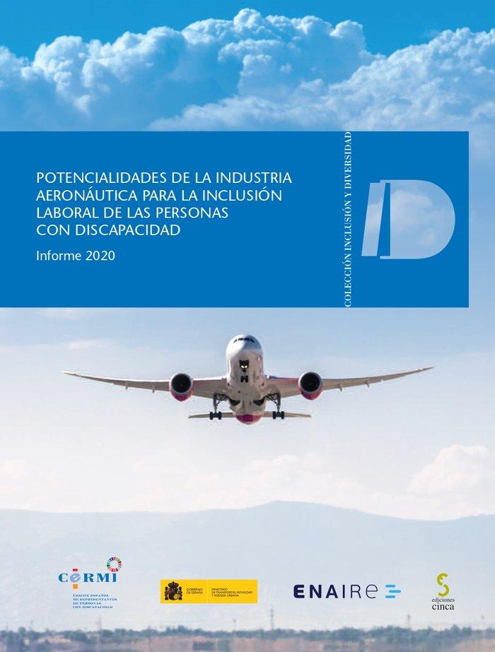 Vorderes Coverbild Potencialidades de la industria aeronáutica para la inclusión laboral de las personas con discapacidad. Informe 2020