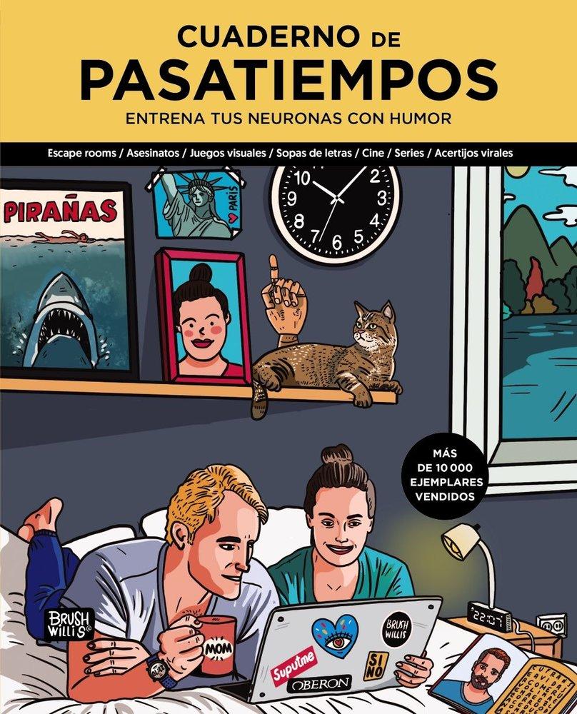 Vorderes Coverbild Cuaderno de pasatiempos. Entrena tus neuronas con humor