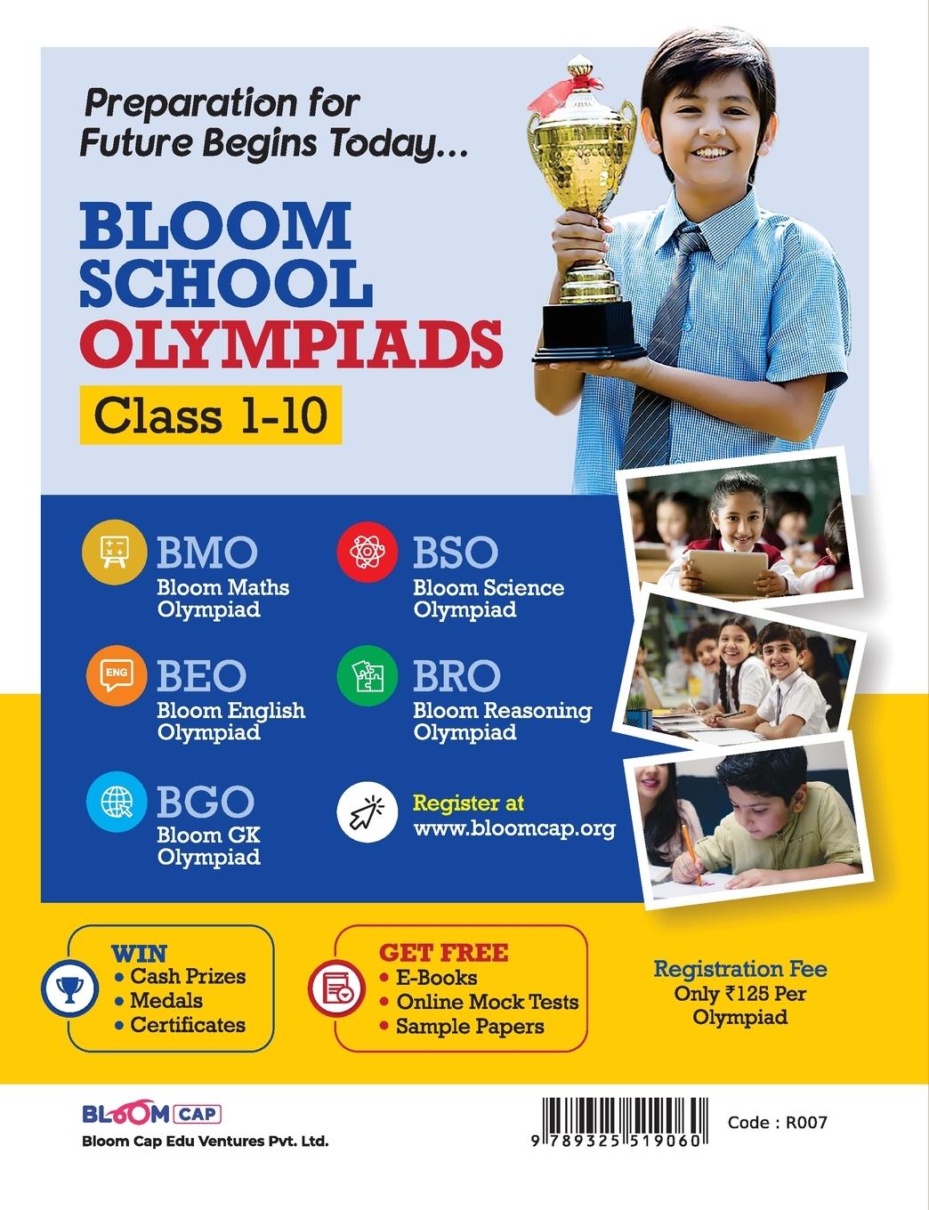 Rückseitencover Bloom CAP Reasoning Olympiad Class 7