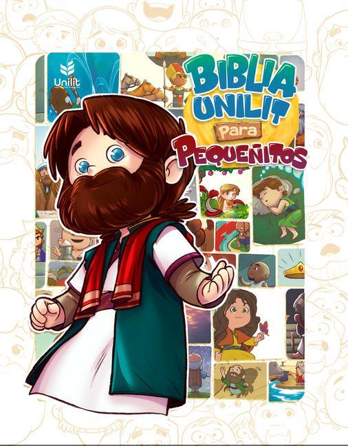 Vorderes Coverbild Biblia Para Pequeñitos Unilit Historias Bíblicas Ilustradas Para Niños de 3 a 5 Años Edición En Español