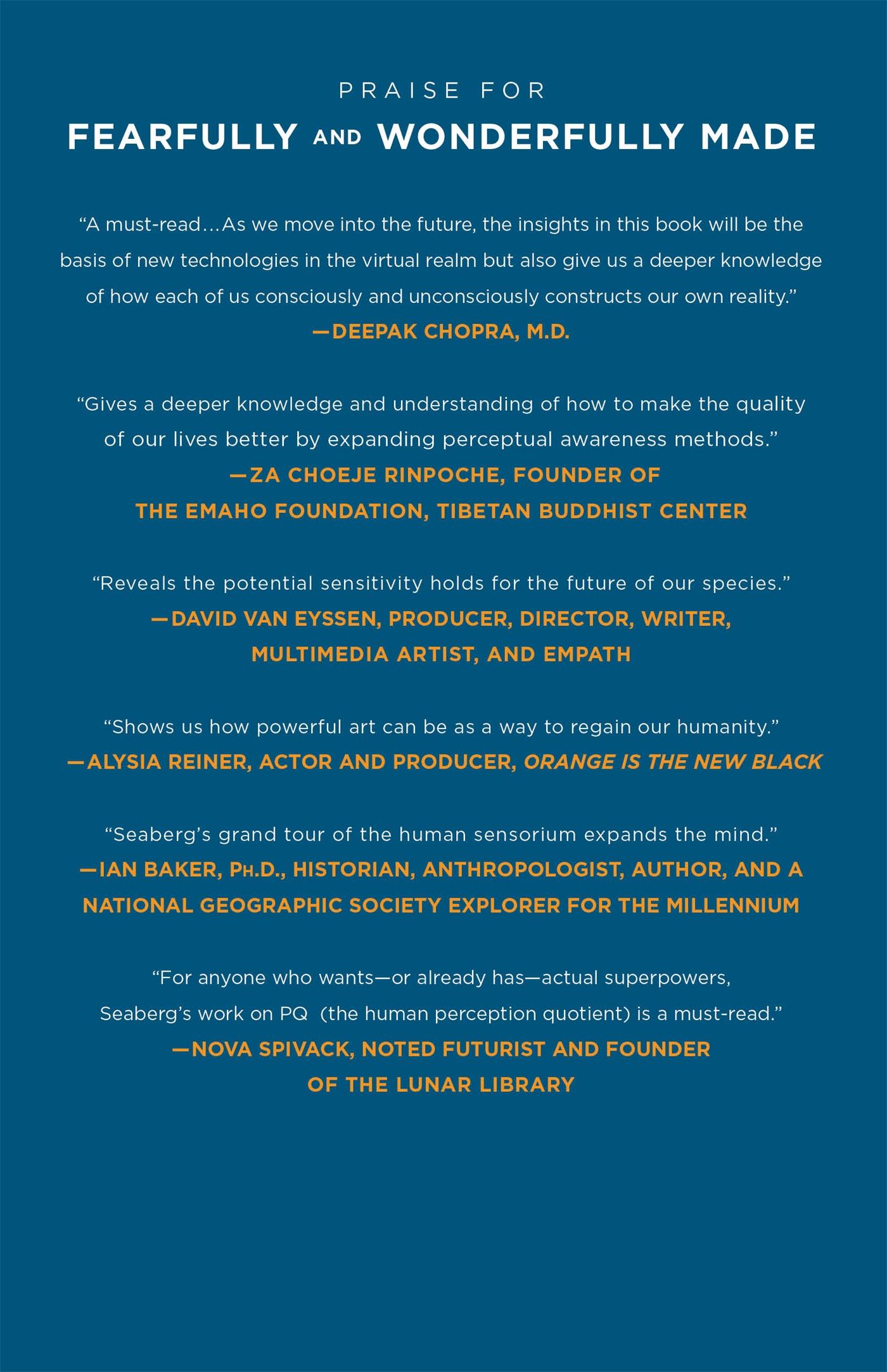 Rückseitencover Fearfully and Wonderfully Made