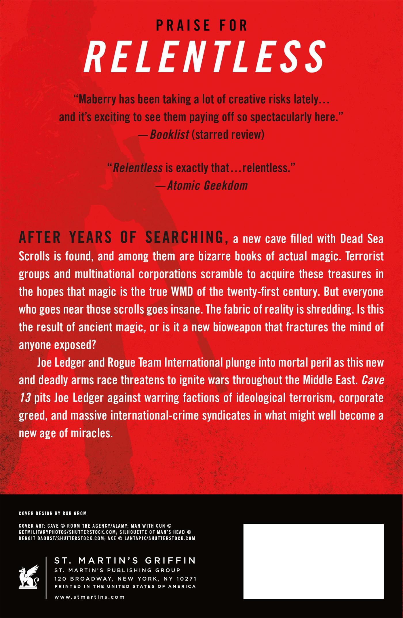 Rückseitencover Cave 13