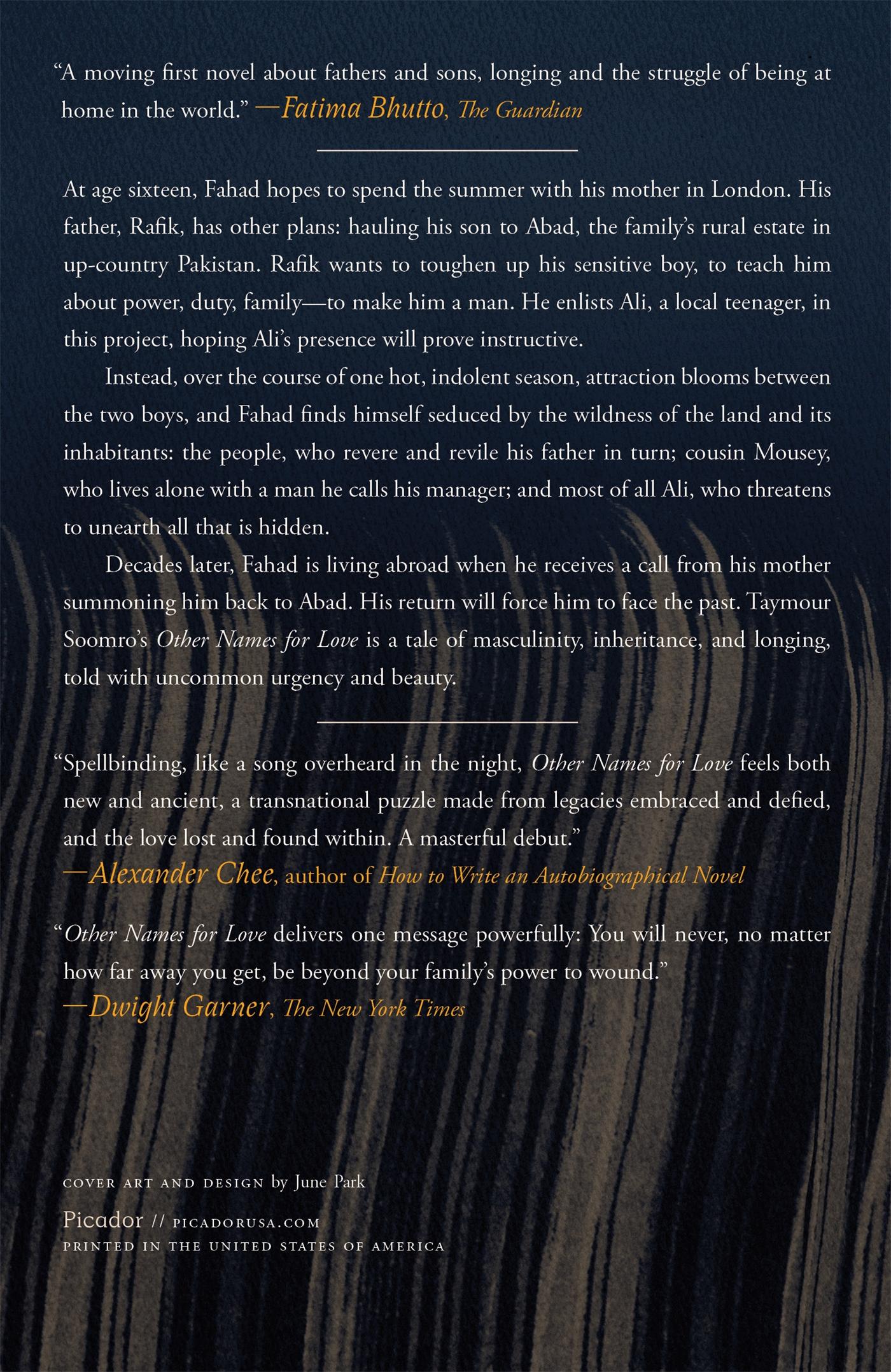 Rückseitencover Other Names for Love