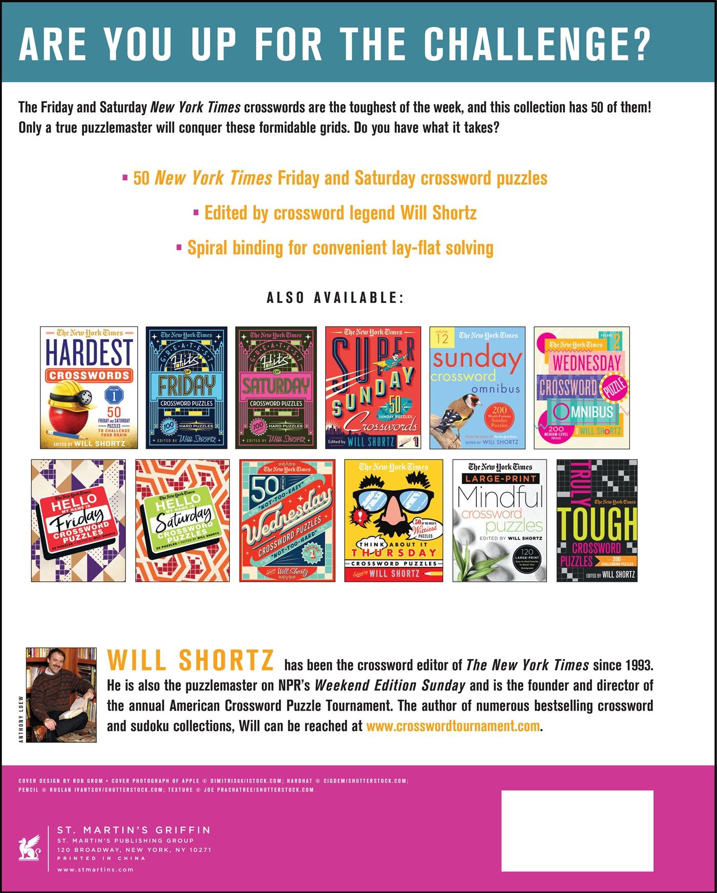 Rückseitencover The New York Times Hardest Crosswords Volume 14
