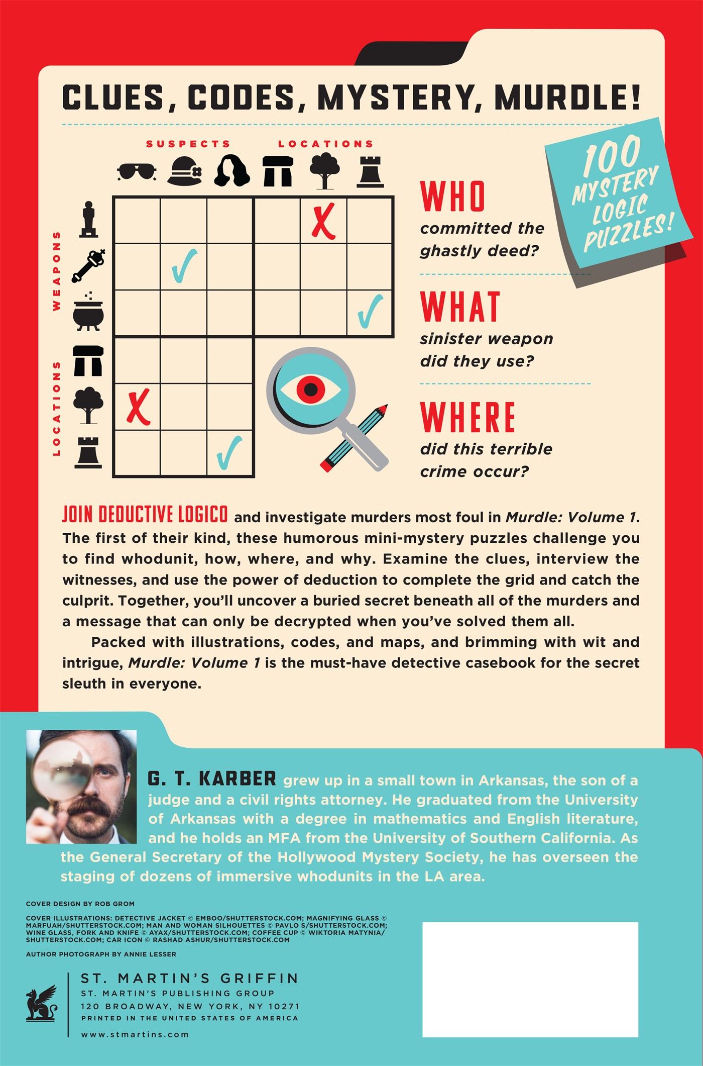 Rückseitencover Murdle: Volume 1