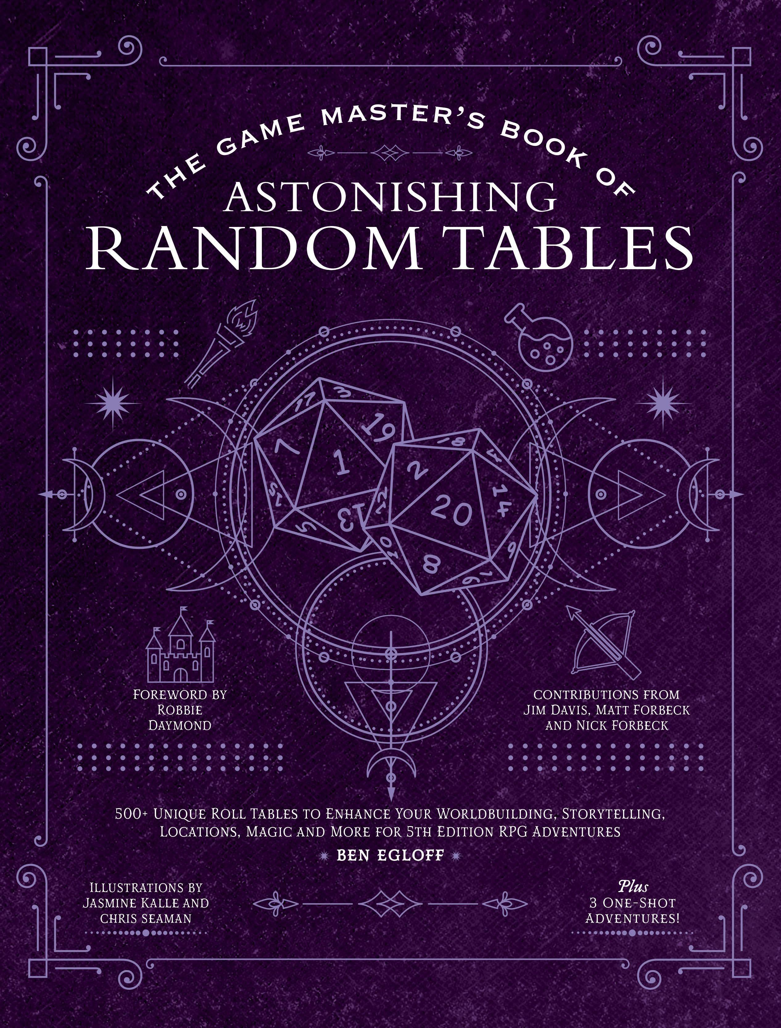 Vorderes Coverbild The Game Master's Book of Astonishing Random Tables