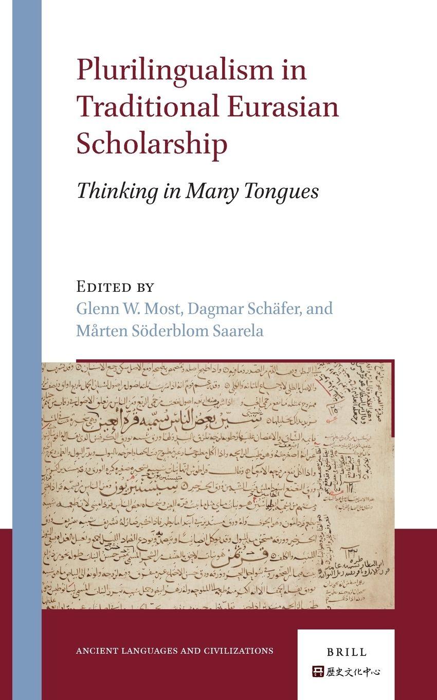 Vorderes Coverbild Plurilingualism in Traditional Eurasian Scholarship