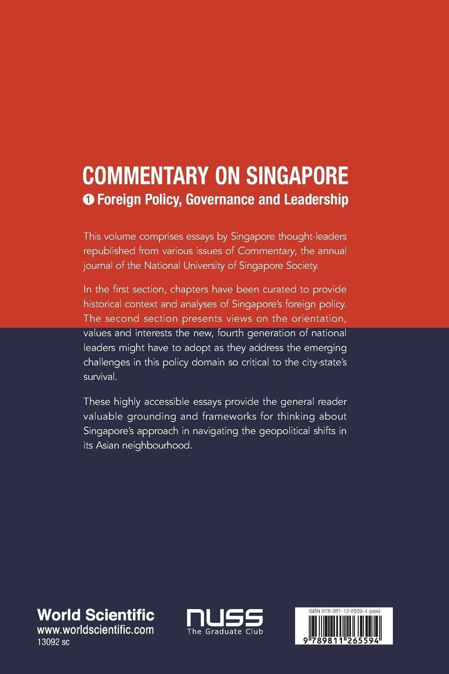 Rückseitencover COMMENTARY ON SINGAPORE (V1)