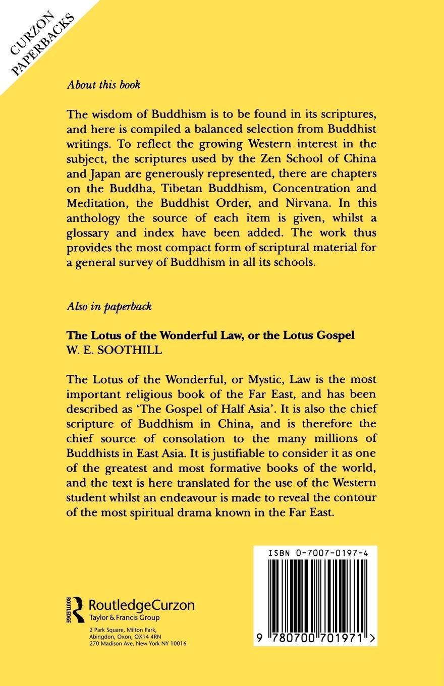 Rückseitencover The Wisdom of Buddhism