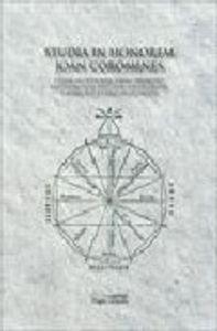 Vorderes Coverbild Studia in honorem Joan Coromines