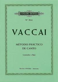 Vorderes Coverbild Método práctico de canto : contralto y bajo