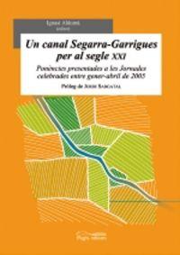 Vorderes Coverbild Un canal Segarra-Garrigués per al segle XXI