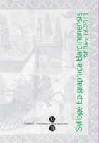 Vorderes Coverbild Sylloge epigraphica barcinonensis IX