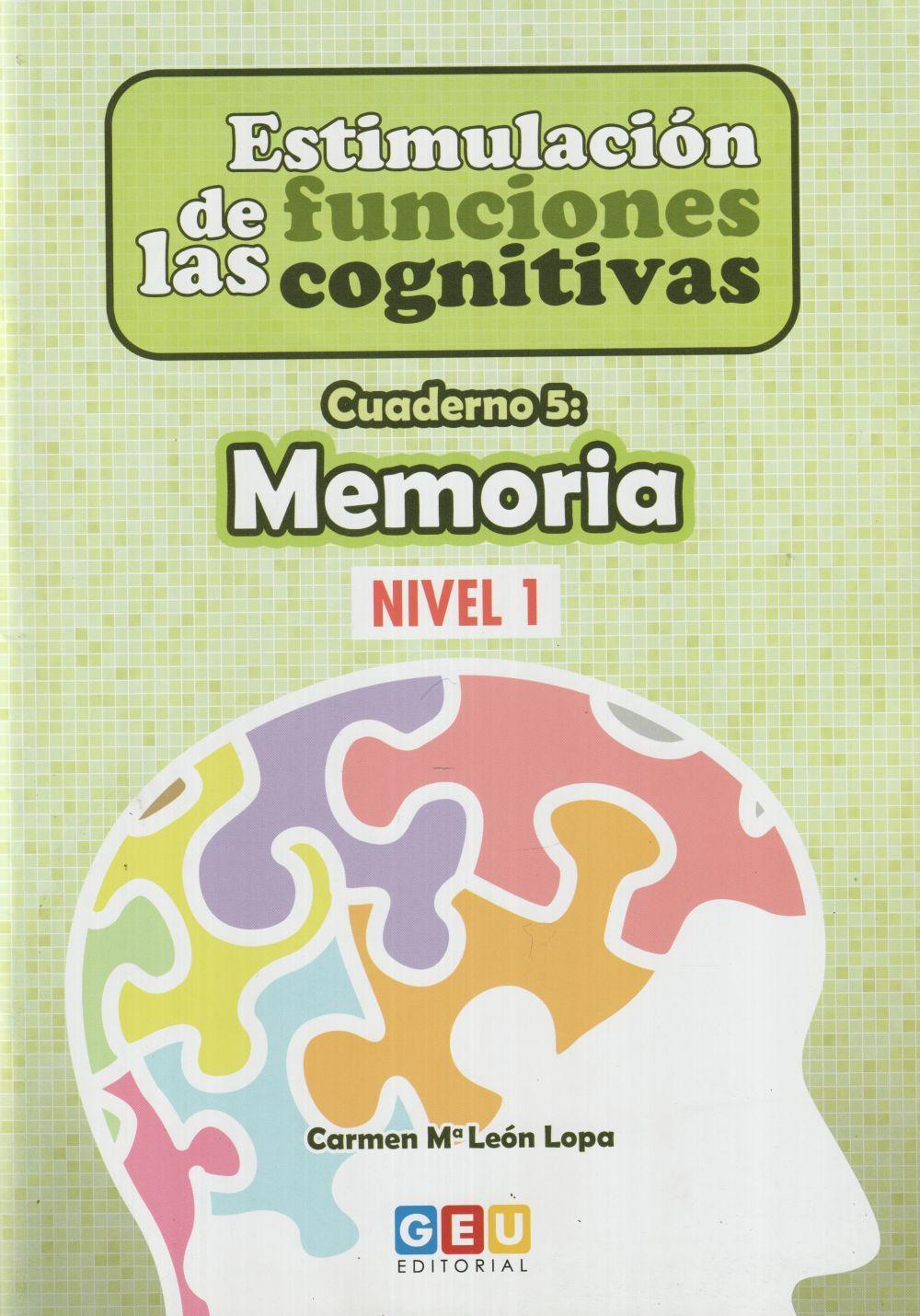 Vorderes Coverbild Estimulación de las funciones cognitivas, nivel 1 : cuaderno 5