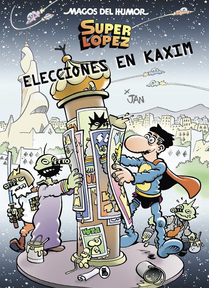 Vorderes Coverbild Superlópez : elecciones en Kaxim