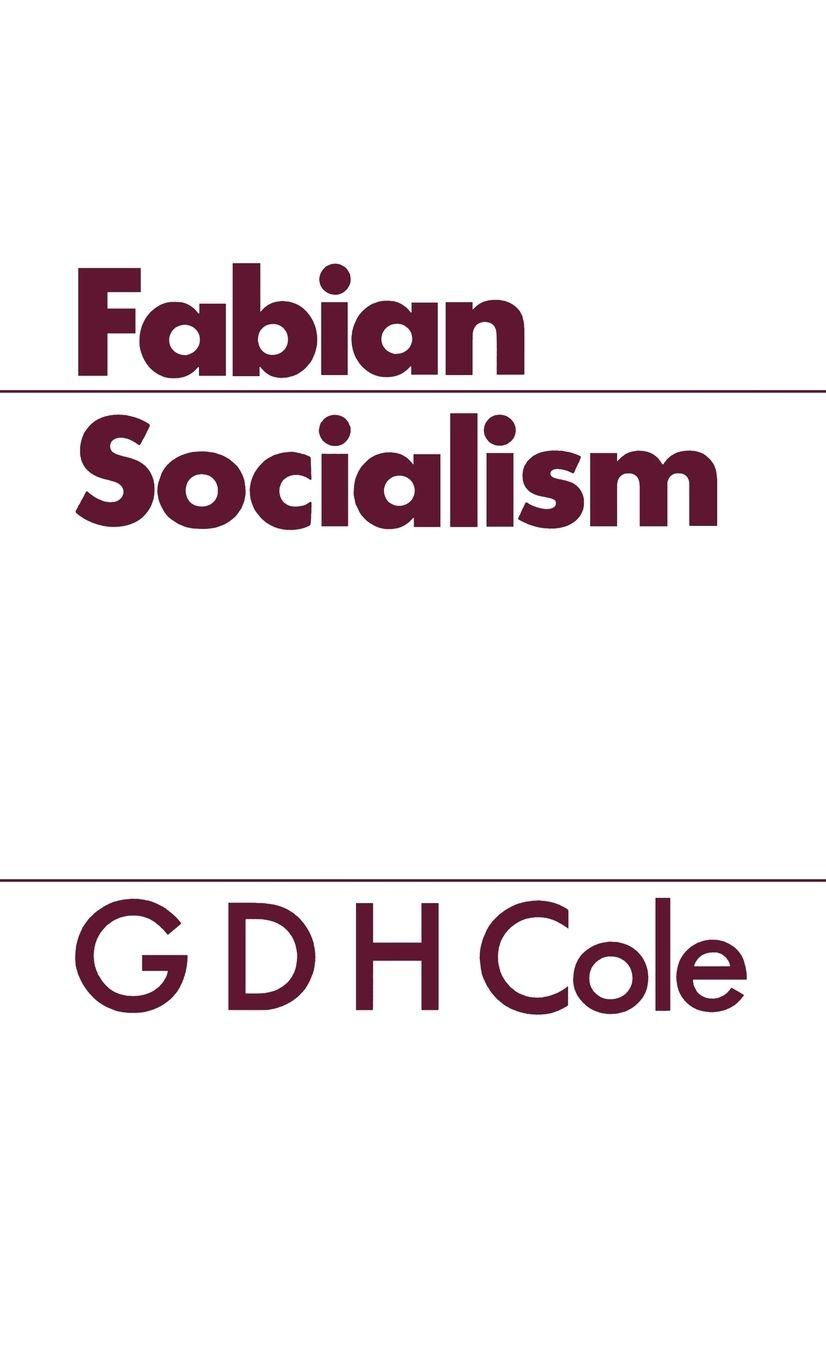 Vorderes Coverbild Fabian Socialism