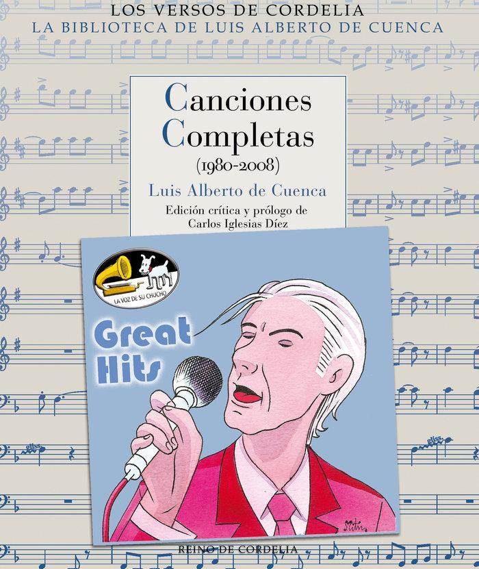 Vorderes Coverbild Canciones completas, 1980-2008