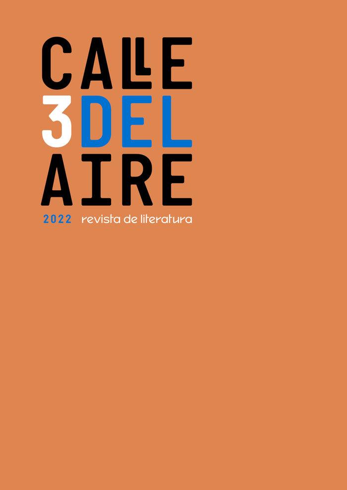 Vorderes Coverbild Calle del Aire, revista de literatura 3 : junio 2022