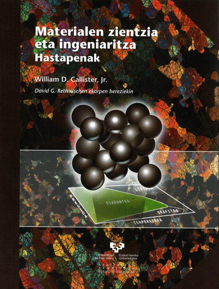 Vorderes Coverbild Materialen zientzia eta ingeniaritz : hastapenak