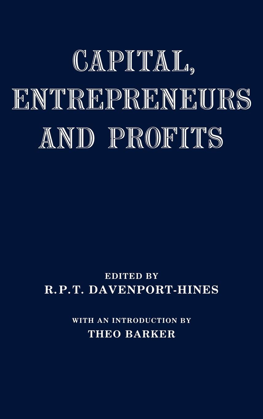 Vorderes Coverbild Capital, Entrepreneurs and Profits
