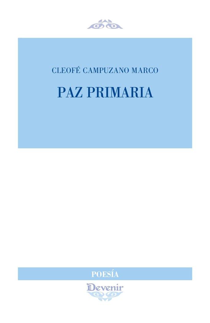 Vorderes Coverbild Paz primaria