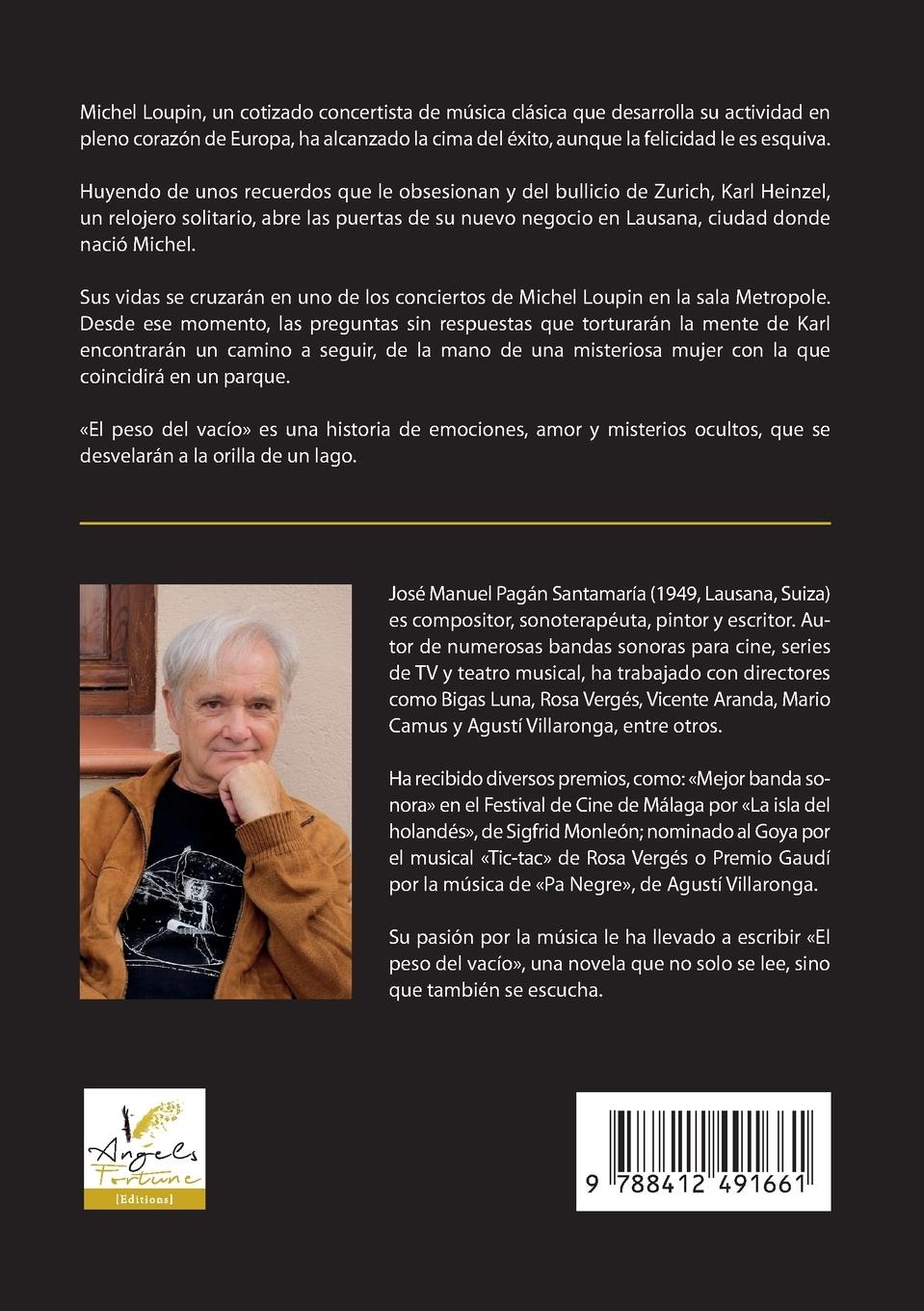 Rückseitencover El peso del vacío