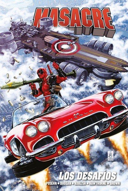 Vorderes Coverbild Marvel omnibus masacre de gerry duggan. los desafíos 3