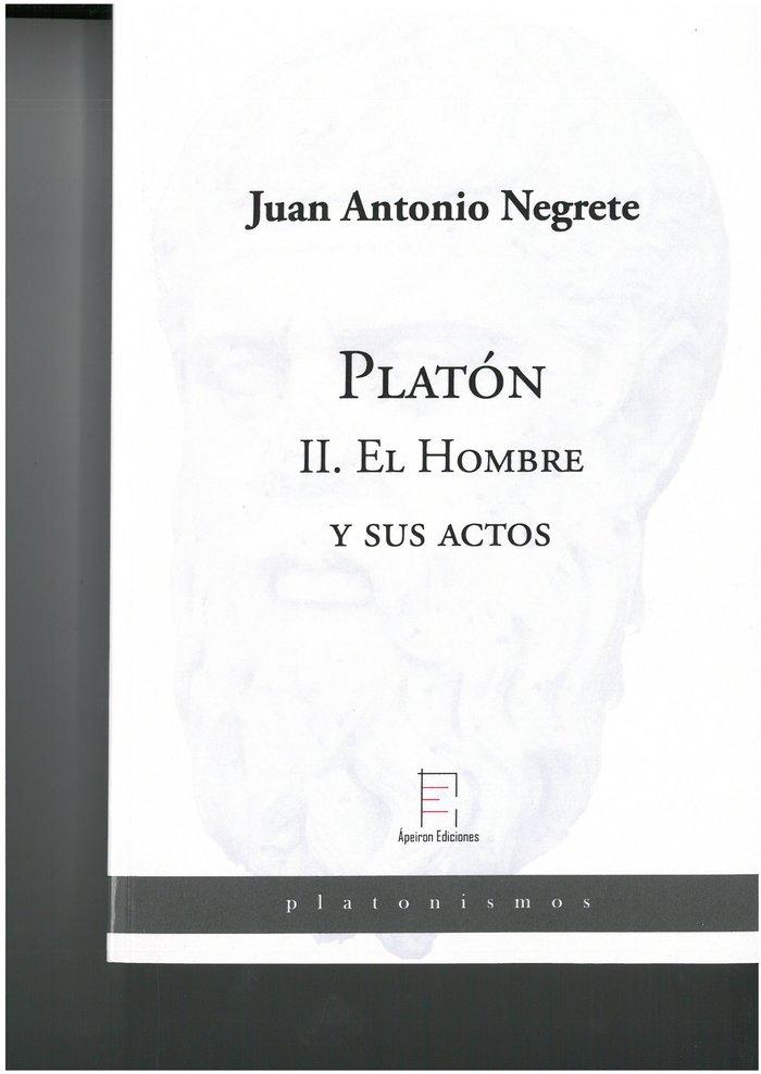 Vorderes Coverbild Platón II : el hombre y sus actos