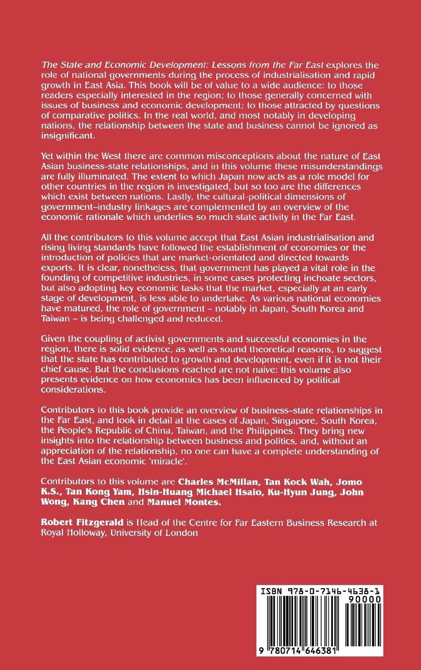 Rückseitencover The State and Economic Development