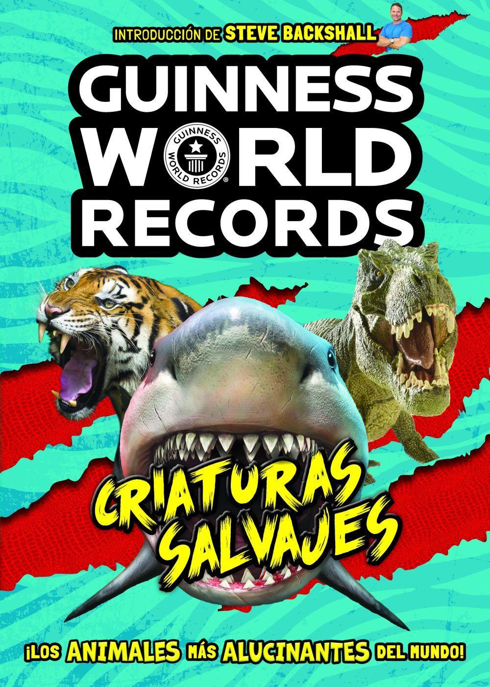 Vorderes Coverbild Guinness World Records. Criaturas Salvajes