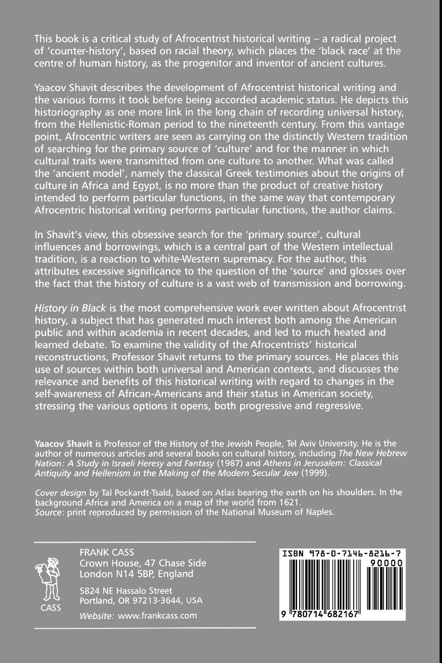 Rückseitencover History in Black