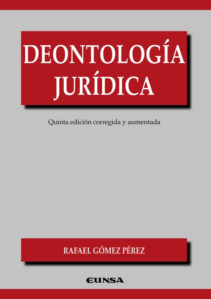 Vorderes Coverbild Deontología jurídica