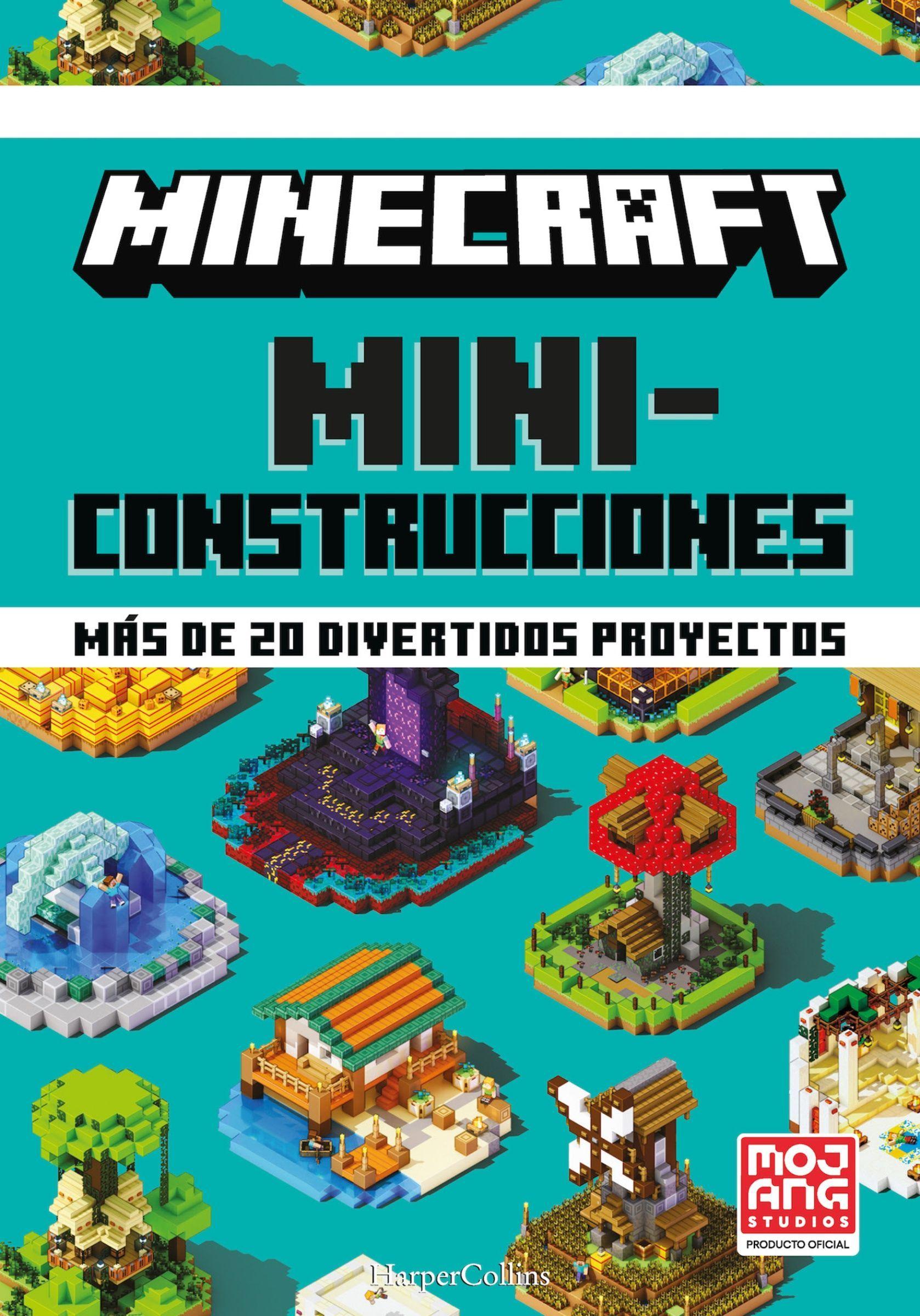 Vorderes Coverbild Minecraft Oficial: Miniconstrucciones (Minecraft Bite-Size Builds - Spanish Edit)